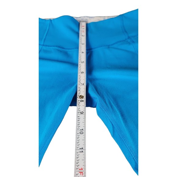 Lululemon Women's Blue Elastic Waist Athletic‎ Crop Activewear Pants Size 4 - Picture 3 of 8